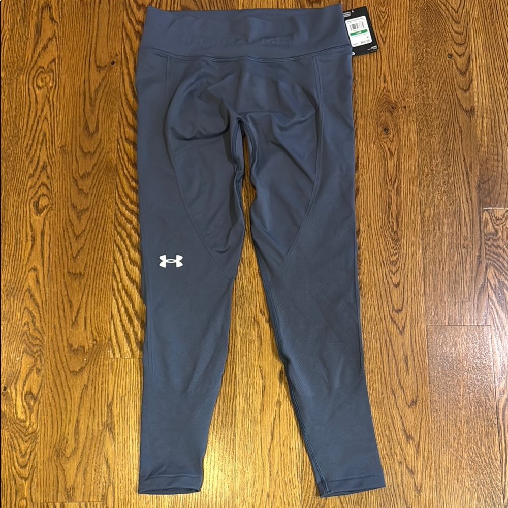 Under Armour UA Train Seamless Compression Leggings Gray Large NWT